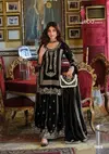 Aafrin Black And White By Eba Chinon Wholesale Readymade Suits In India